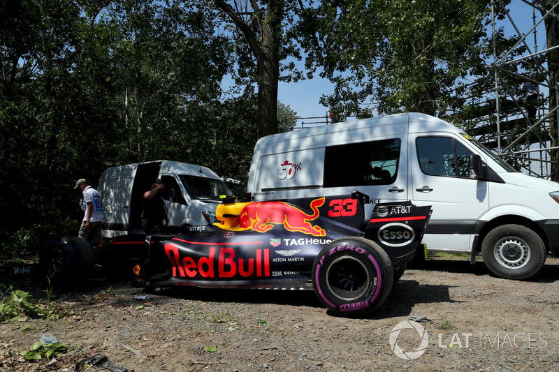 La Red Bull de Max Verstappen