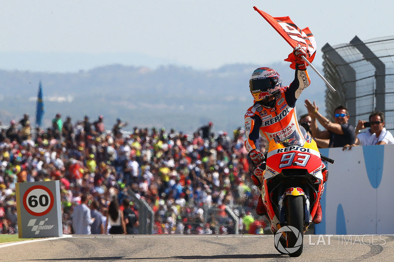 Em uma de suas melhores pistas no mundial, Marc Márquez foi agressivo e não deu chances a ninguém. Ele venceu sua 34ª corrida na carreira e abriu uma vantagem importante no campeonato após a má performance de Dovizioso.