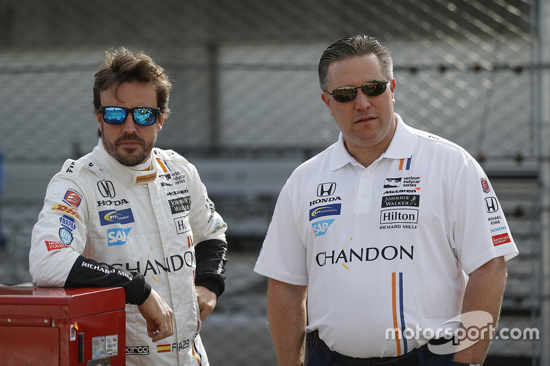 Zak Brown, McLaren CEO, Fernando Alonso, Andretti Autosport Honda