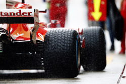 Kimi Raikkonen, Ferrari SF70H, in the pits