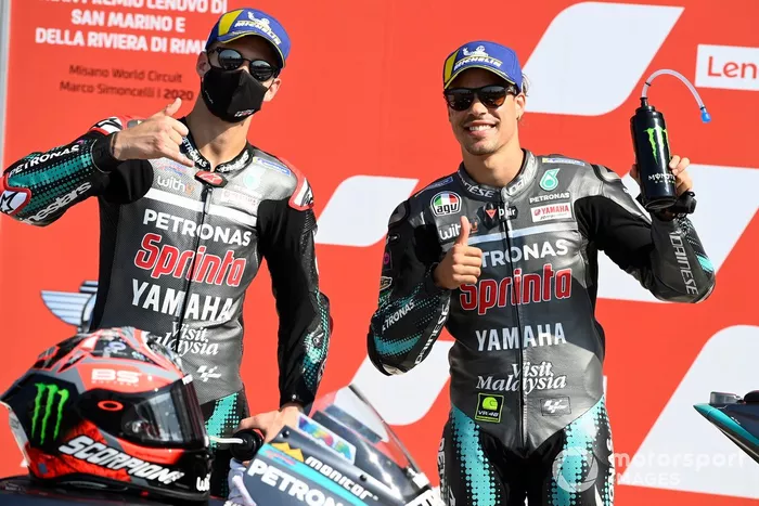 Fabio Quartararo, Petronas Yamaha SRT, Franco Morbidelli, Petronas Yamaha SRT