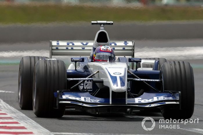 Los nueve podios de Montoya con el FW25 en 2003