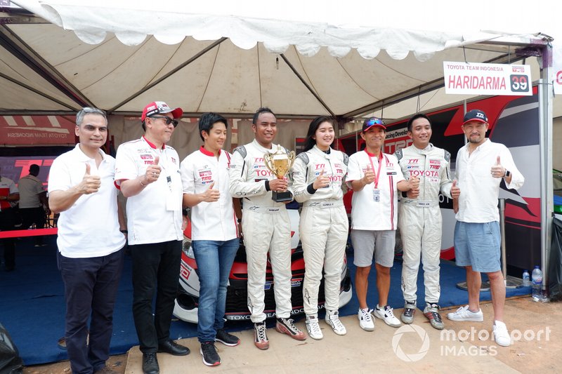 Rio Haryanto, Haridarma Manoppo, Alinka Hardianti dan Demas Agil, Toyota Team Indonesia