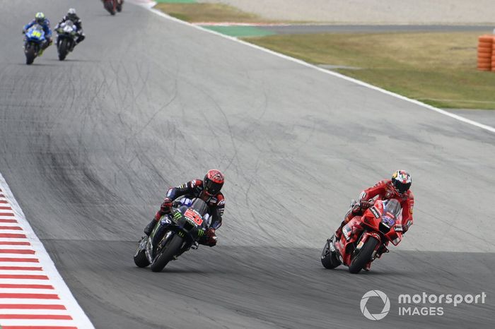 Jack Miller, Ducati Team, Fabio Quartararo, Yamaha Factory Racing