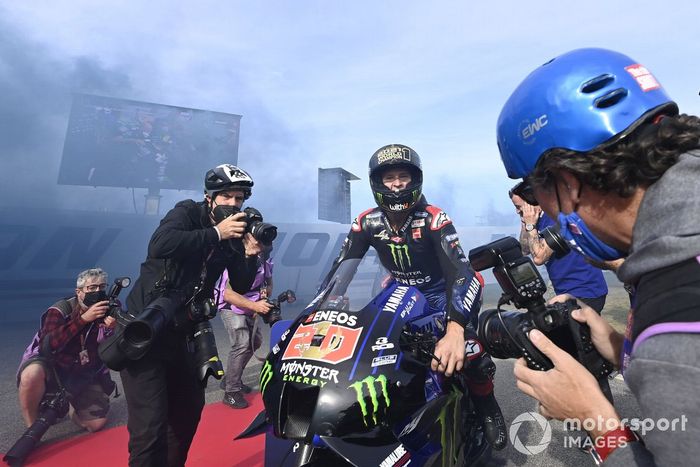 El campeón del mundo Fabio Quartararo, Yamaha Factory Racing