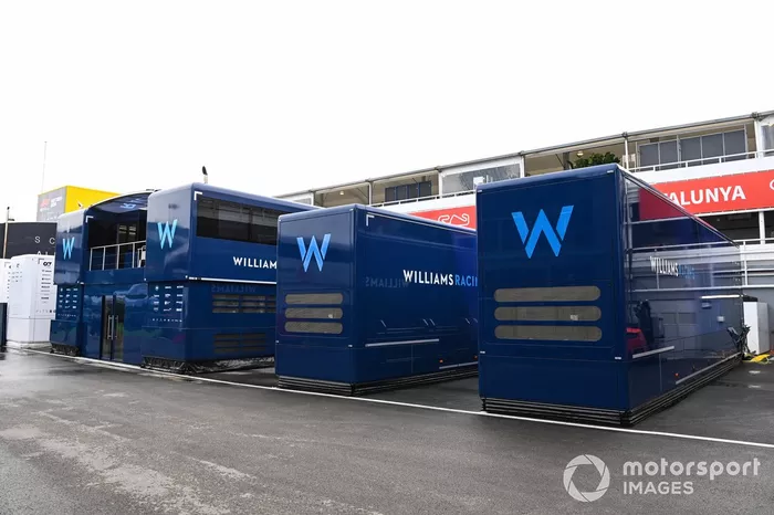 Het motorhome van Williams