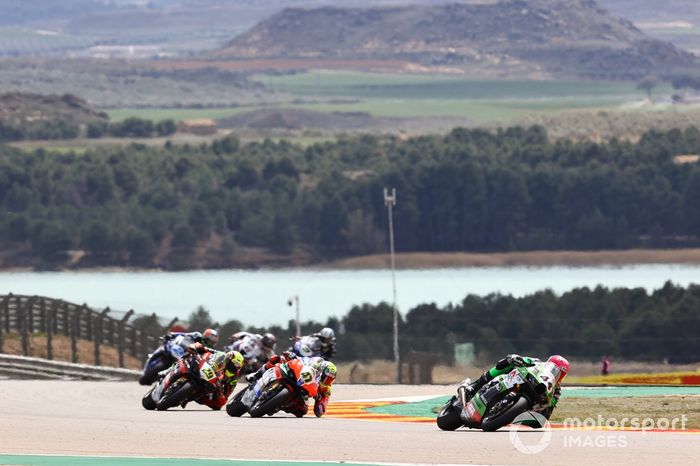 Lucas Mahias, Kawasaki Puccetti Racing, Axel Bassani, Motocorsa Racing, Luca Bernardi, Barni Racing