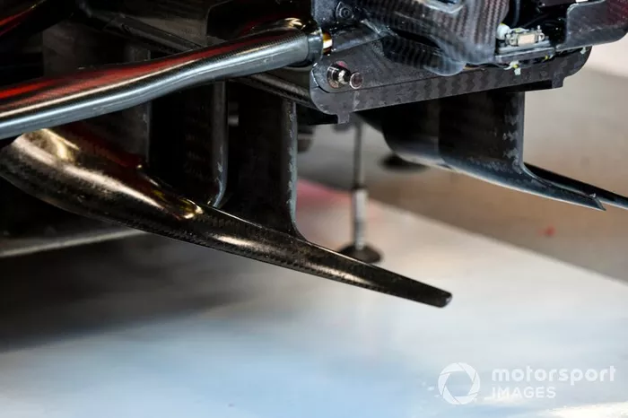 Aerodinámica delantera del Ferrari SF1000 