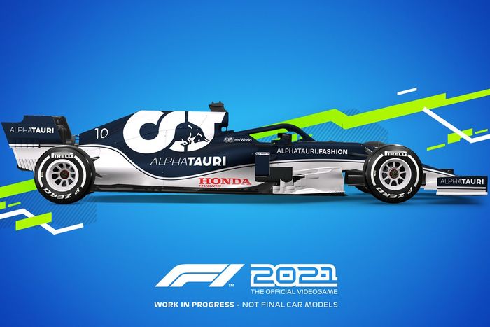 Decoración F1 2021 AlphaTauri