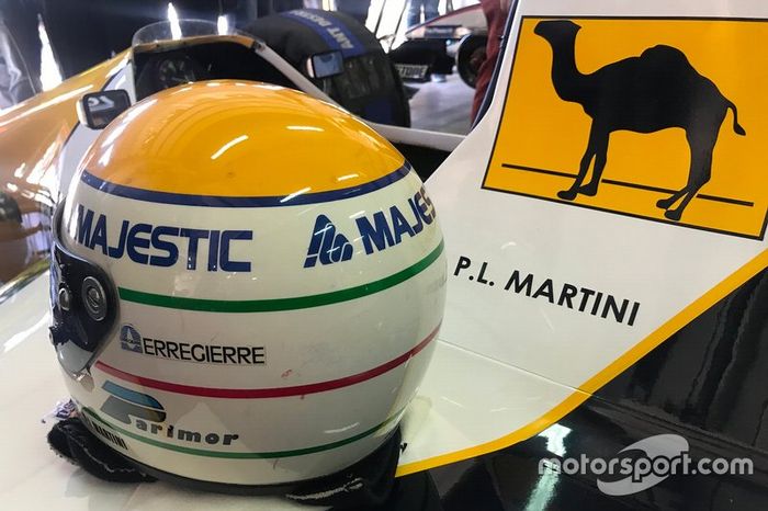 Pier Luigi Martini's helmet