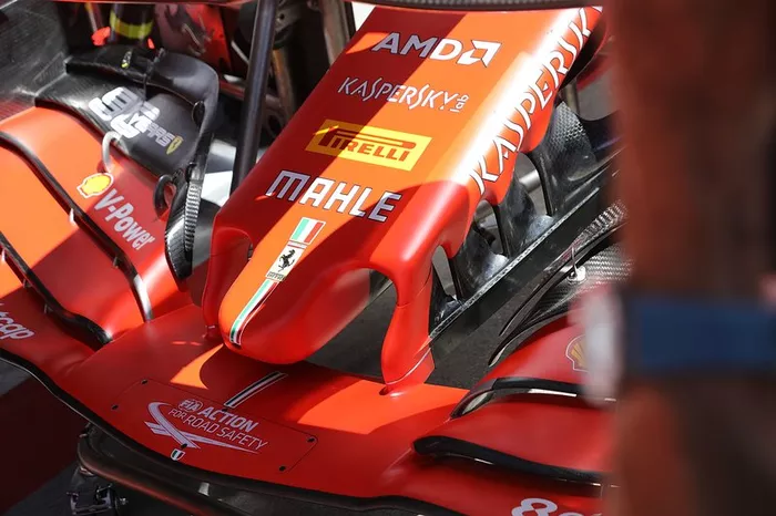 Alerón delantero del Ferrari SF90