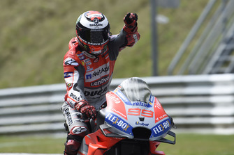 Le vainqueur Jorge Lorenzo, Ducati Team