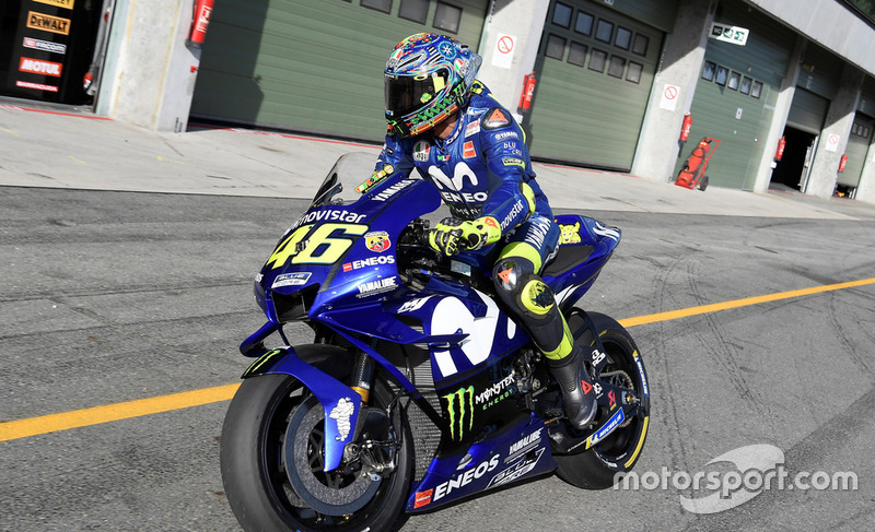 Valentino Rossi, Yamaha, test de Brno agosto