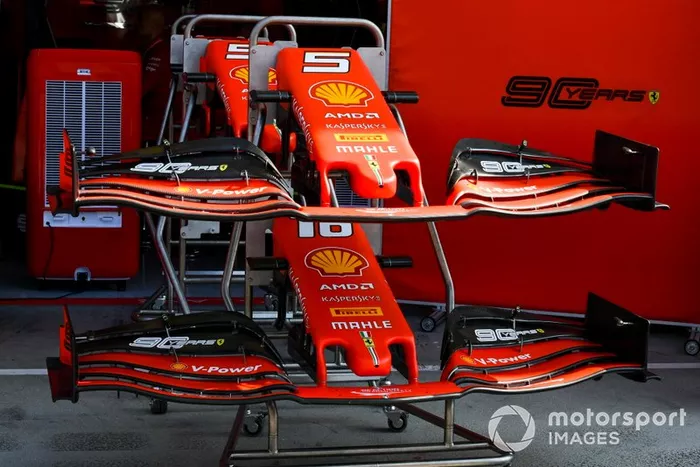 Alerón delantero del Ferrari SF90 