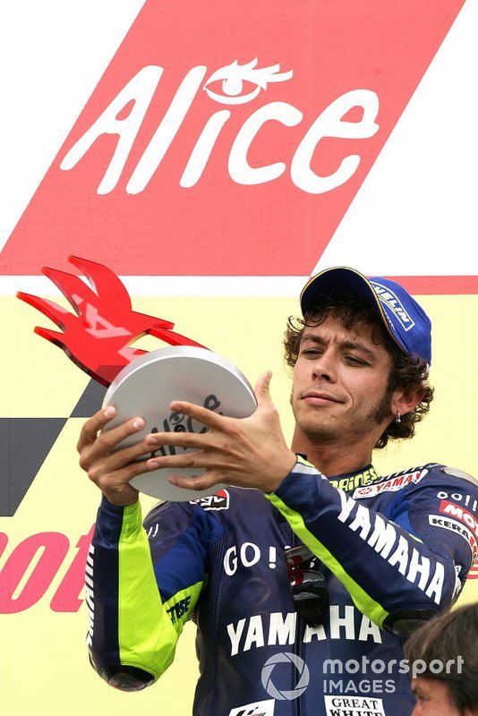 Podio: Valentino Rossi, Yamaha