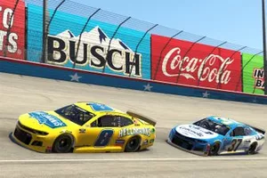 Dale Earnhardt Jr. and Ryan Preece