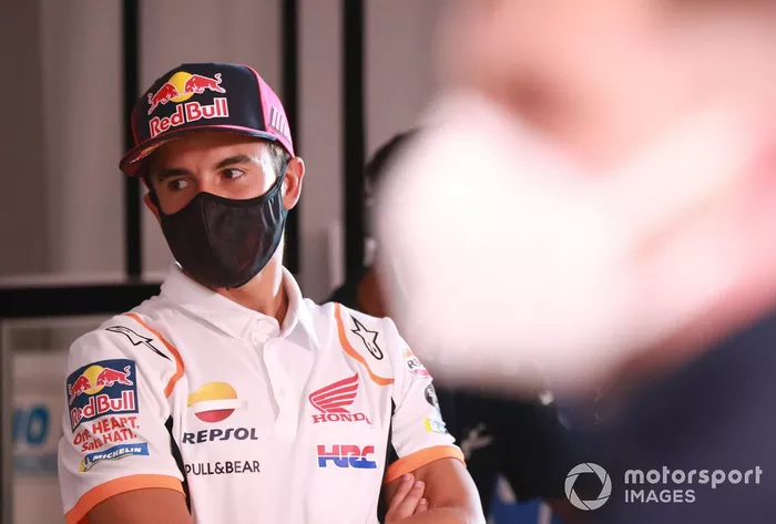 Marc Márquez, Repsol Honda Team, en la conferencia de prensa