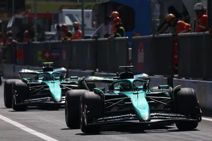 Lance Stroll, Aston Martin Racing, Fernando Alonso, Aston Martin Racing