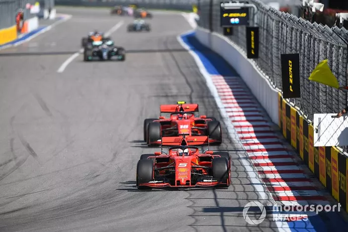 Sebastian Vettel e Charles Leclerc, Ferrari SF90