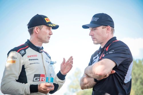 Sébastien Ogier, Toyota Gazoo Racing WRT, Jari-Matti Latvala, Director del equipo Toyota Gazoo Racing