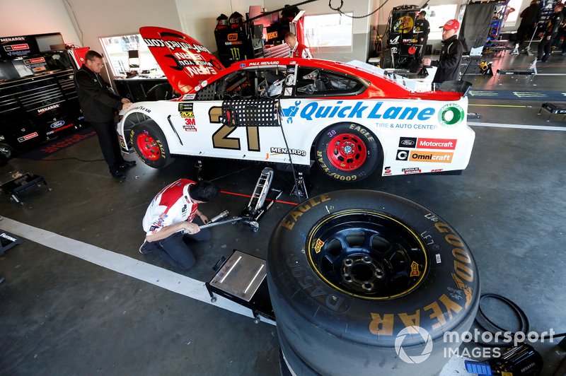 Paul Menard, Wood Brothers Racing, Ford Mustang Motorcraft / Quick Lane Tire & Auto Center