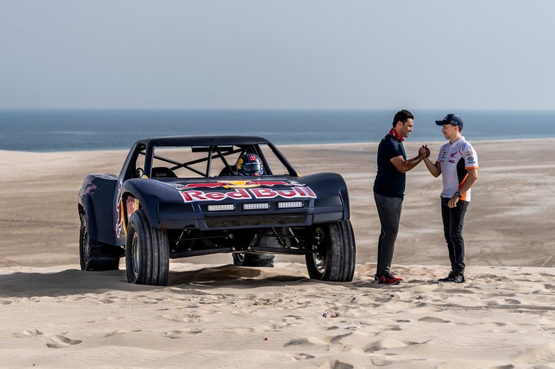 Nasser Al Attiyah y Jorge Lorenzo