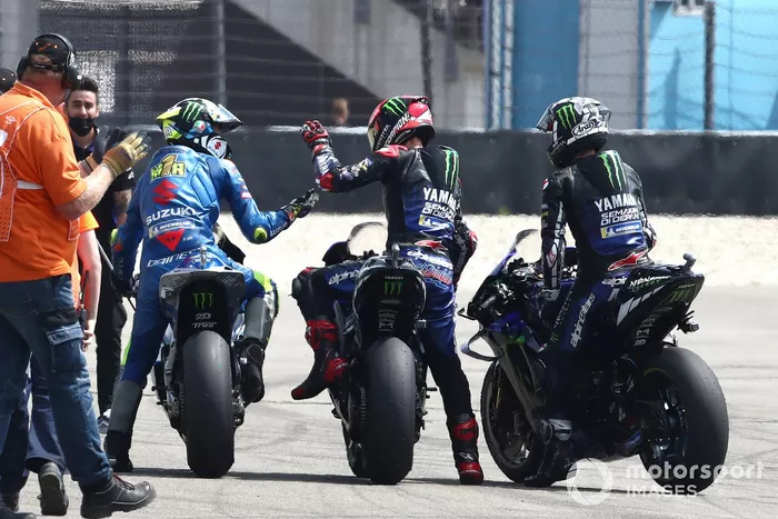 Joan Mir, Team Suzuki MotoGP Fabio Quartararo, Yamaha Factory Racing, Maverick Viñales, Yamaha Factory Racing   MotoGP