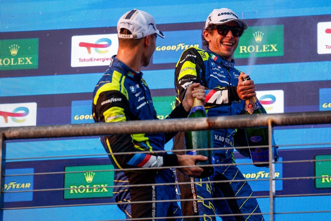 #46 Team WRT BMW M4 LMGT3: Ahmad Al Harthy, Valentino Rossi, Kelvin Van Der Linde