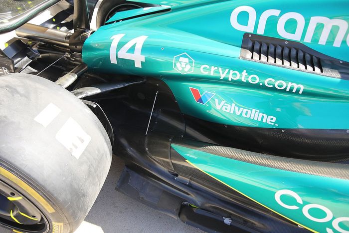 Aston Martin Racing AMR23 detalles técnicos 
