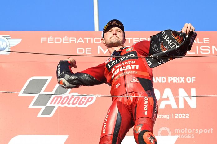 Podio: ganador Jack Miller, Ducati Team