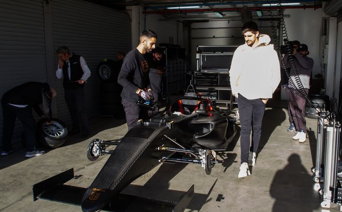 Thibaut Courtois en la prueba de F4 TC Racing