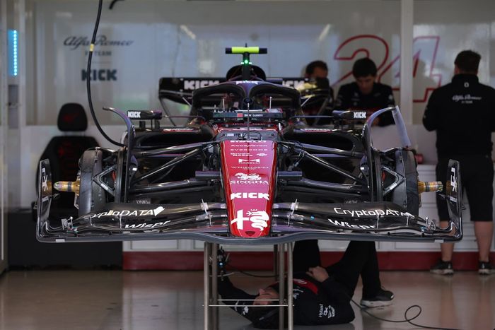 Detalle técnico del Alfa Romeo C43