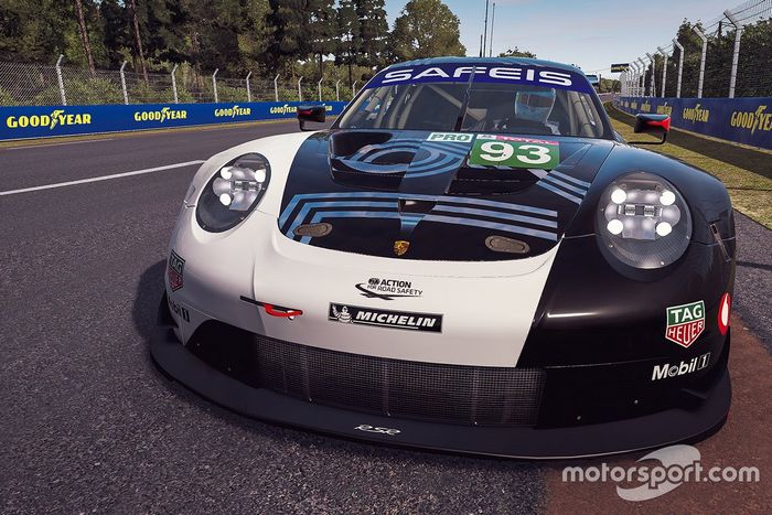 #93 Porsche Esports Team Porsche 911 RSR: Nick Tandy, Ayhancan GÃ¼ven, Joshua Rogers, Tommy Ostgaard