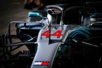 La Mercedes AMG F1 W09 de Lewis Hamilton