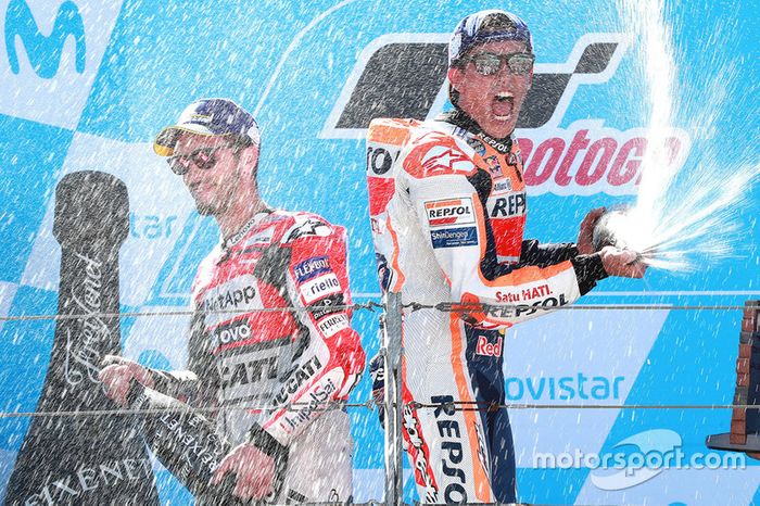 Podio: Ganador, Marc Marquez, Repsol Honda Team