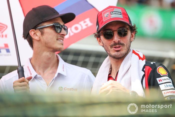 Luca Marini, Honda HRC, Francesco Bagnaia, Ducati Team