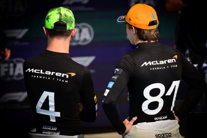 Lando Norris, McLaren,Oscar Piastri, McLaren