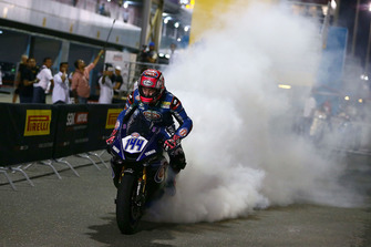Le vainqueur Lucas Mahias, GRT Yamaha Official WorldSSP Team