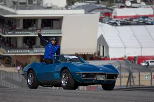 Brendon Hartley, Toro Rosso on the drivers parade 