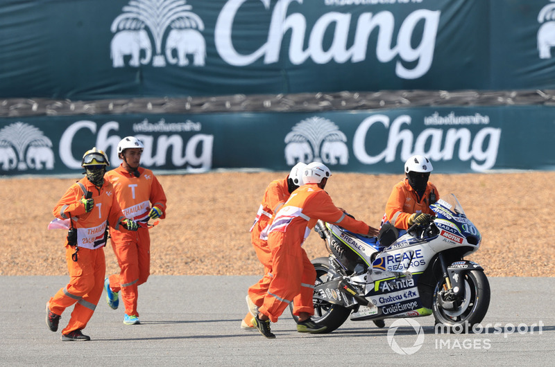 Xavier Simeon, Avintia Racing, terjatuh