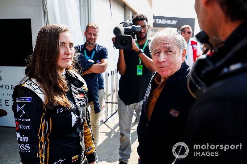 Жан Тодт, президент FIA, Татьяна Кальдерон, DS TECHEETAH