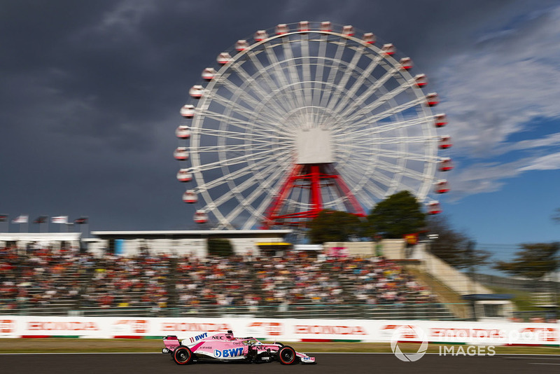 Sergio Perez, Force India VJM11. 