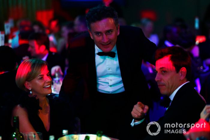 Susie Wolff, Alejandro Agag y Toto Wolff