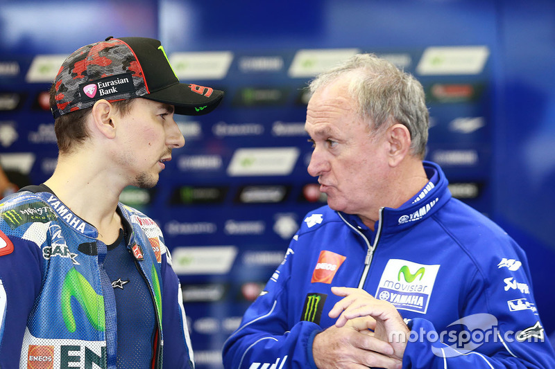 Jorge Lorenzo, Yamaha Factory Racing, mit Crewchief Ramon Forcada