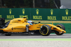 Jolyon Palmer, Renault Sport F1 Team RS16 con un ala delantera rota