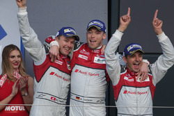 #7 Audi Sport Team Joest Audi R18: Marcel Fässler, Andre Lotterer, Benoit Tréluyer race winners