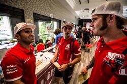 Paulo Goncalves, Honda, Kevin Benavides, Honda, Ricky Brabec, Honda