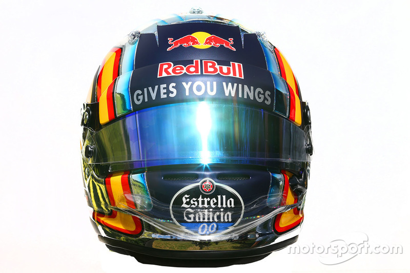 Il casco di Carlos Sainz Jr., Scuderia Toro Rosso