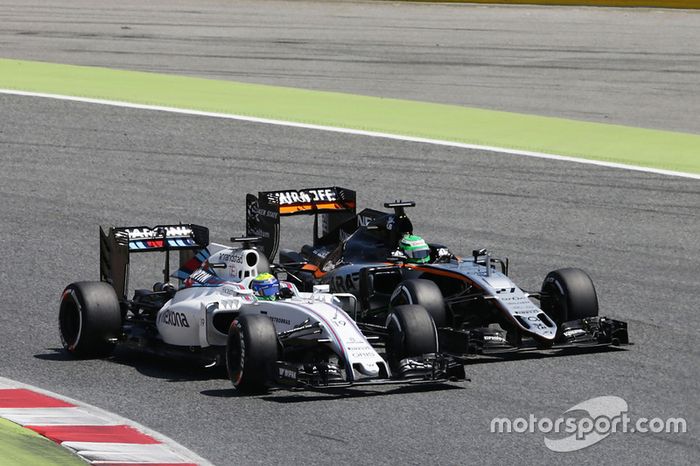 Felipe Massa fez boa prova de recuperação e, saindo da 18ª posição, terminou em oitavo.