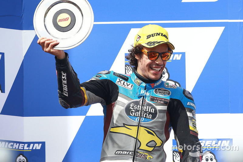 Podio: il secondo classificato Franco Morbidelli, Marc VDS